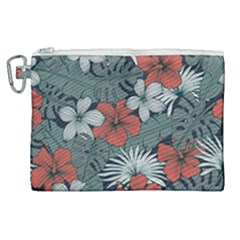 Seamless-floral-pattern-with-tropical-flowers Canvas Cosmetic Bag (xl) by Wegoenart