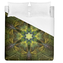 Fractal Fantasy Design Background Duvet Cover (queen Size) by Wegoenart