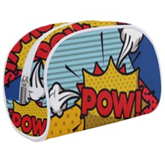 Pow Word Pop Art Style Expression Vector Make Up Case (medium) by Wegoenart