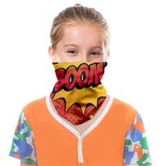 Explosion Boom Pop Art Style Face Covering Bandana (kids) by Wegoenart