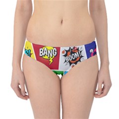 Pop Art Comic Vector Speech Cartoon Bubbles Popart Style With Humor Text Boom Bang Bubbling Expressi Hipster Bikini Bottoms by Wegoenart