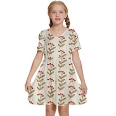 White Fresh Spring Hope Kids  Short Sleeve Tiered Mini Dress by ConteMonfrey