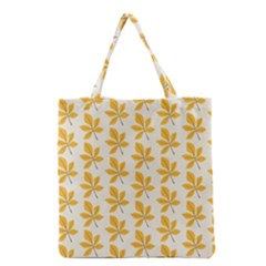 Orange Leaves   Grocery Tote Bag by ConteMonfrey