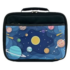 Galaxy Background Lunch Bag by danenraven