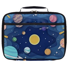 Galaxy Background Full Print Lunch Bag by danenraven