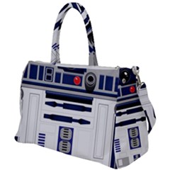 Robot R2d2 R2 D2 Pattern Duffel Travel Bag by Jancukart