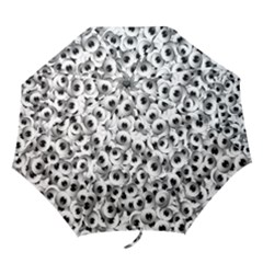 Eyes Drawing Motif Random Pattern Folding Umbrellas by dflcprintsclothing