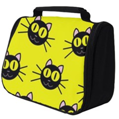 Cats Heads Pattern Design Full Print Travel Pouch (big) by danenraven