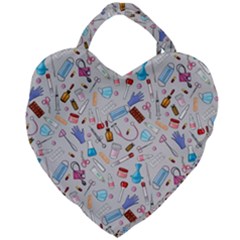 Medical Devices Giant Heart Shaped Tote by SychEva