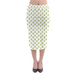 Fall Of Leaves Midi Pencil Skirt by ConteMonfrey