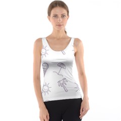 Doodles - Beach Time! Tank Top by ConteMonfrey