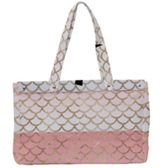 Mermaid Ombre Scales  Canvas Work Bag by ConteMonfrey