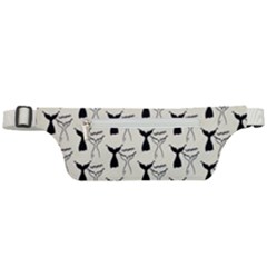 Black And White Mermaid Tail Active Waist Bag