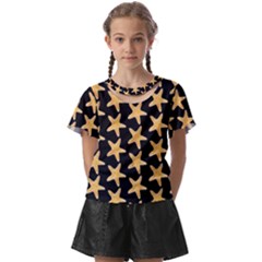 Starfish Minimalist  Kids  Front Cut Tee by ConteMonfrey