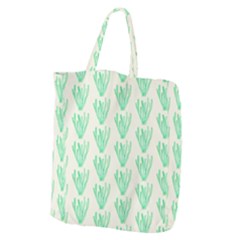 Watercolor Seaweed Giant Grocery Tote by ConteMonfrey