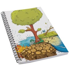 Natural Disaster Flood Earthquake 5 5  X 8 5  Notebook