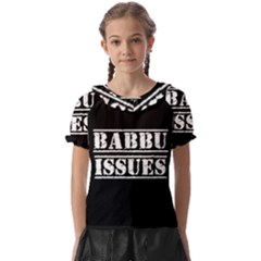 Babbu Issues   Kids  Frill Chiffon Blouse by ConteMonfrey