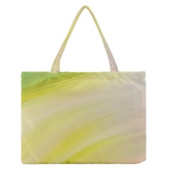 Gradient Green Yellow Zipper Medium Tote Bag by ConteMonfrey