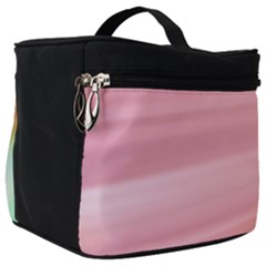 Gradient Ice Cream Pink Green Make Up Travel Bag (big) by ConteMonfrey