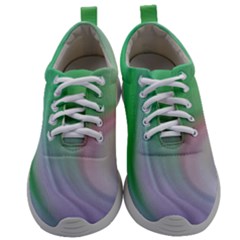 Gradient Green Blue Mens Athletic Shoes by ConteMonfrey