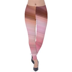 Gradient Brown, Green, Pink, Orange Velvet Leggings by ConteMonfrey