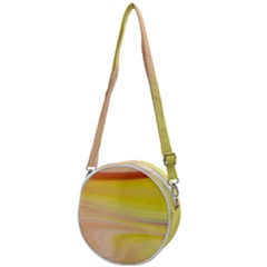 Gradient Orange, Red Crossbody Circle Bag by ConteMonfrey