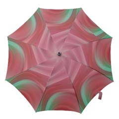 Gradient Pink Green Hook Handle Umbrellas (medium) by ConteMonfrey