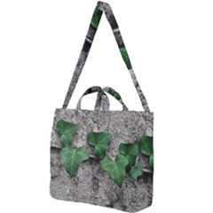 Vine On Damaged Wall Photo Square Shoulder Tote Bag by dflcprintsclothing