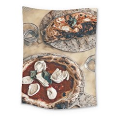 Pizza And Calzone Medium Tapestry by ConteMonfrey