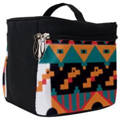 Tribal Pattern Seamless Border Make Up Travel Bag (big)