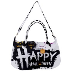 Happy Halloween Removal Strap Handbag by Jancukart