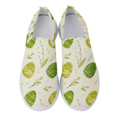 Easter Green Eggs  Women s Slip On Sneakers by ConteMonfrey