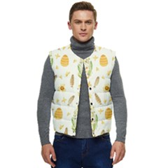 Easter Egg Men s Short Button Up Puffer Vest	 by ConteMonfrey