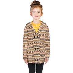 Christmas Textur 04 Kids  Double Breasted Button Coat by artworkshop