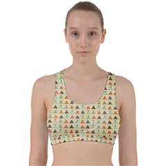 Christmas Textur 05 Back Weave Sports Bra by artworkshop