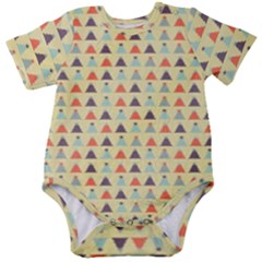 Christmas Textur 05 Baby Short Sleeve Onesie Bodysuit by artworkshop