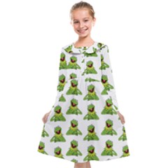 Kermit The Frog Kids  Midi Sailor Dress by Valentinaart