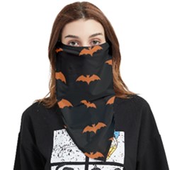 Bat Pattern Face Covering Bandana (triangle) by Valentinaart