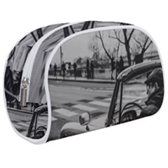 Convertible Classic Car At Paris Street Make Up Case (medium) by dflcprintsclothing