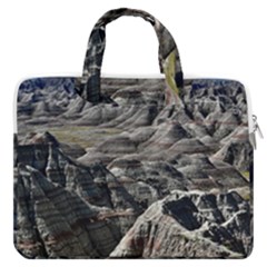Badlands National Park Nature South Dakota Geology Macbook Pro 13  Double Pocket Laptop Bag