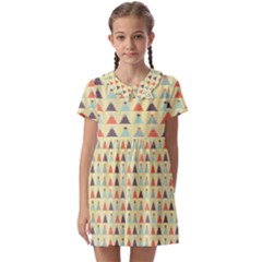  X Mas Texture Pack 5 Kids  Asymmetric Collar Dress by artworkshop