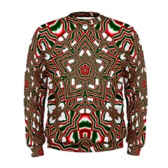 Christmas-kaleidoscope Men s Sweatshirt by artworkshop