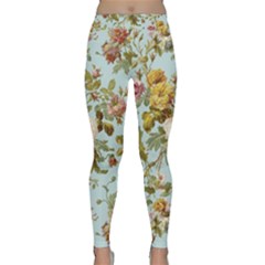 Flowers Vintage Floral Classic Yoga Leggings