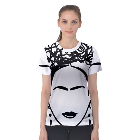 Frida Kahlo  Women s Sport Mesh Tee by Sobalvarro