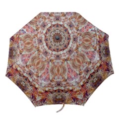 Pastels Kaleidoscope Folding Umbrellas by kaleidomarblingart