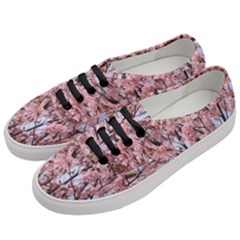 Japanese Sakura Background Women s Classic Low Top Sneakers by artworkshop