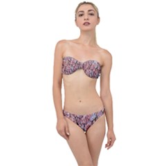 Japanese Sakura Background Classic Bandeau Bikini Set