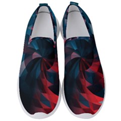 Art Polygon Geometric Design Pattern Colorful Men s Slip On Sneakers by Ravend