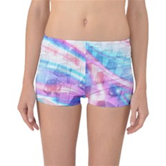 Polygons Bokeh Geometric Art Geometric Background Reversible Boyleg Bikini Bottoms