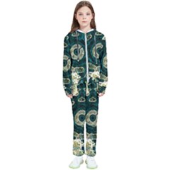 Fractal Glowing Kaleidoscope Wallpaper Art Design Kids  Tracksuit